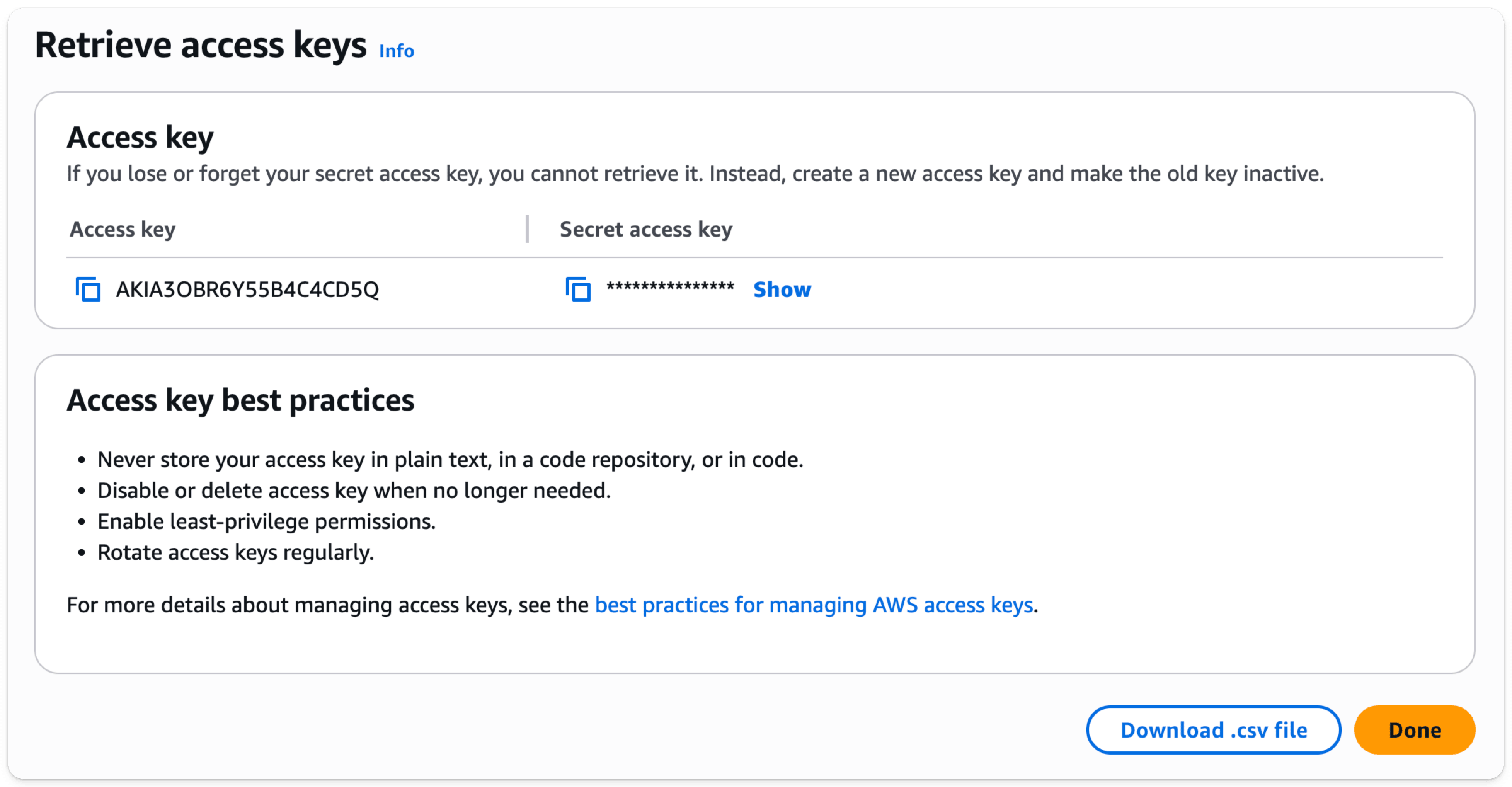 AWS IAM Management Console - 새 사용자 추가